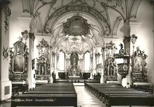 Viechtach Bayerischer Wald Stadtpfarrkirche Inneres Kat. Viechtach