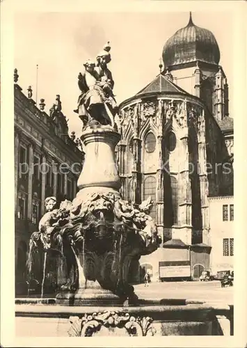 Passau Dom Brunnen Kat. Passau