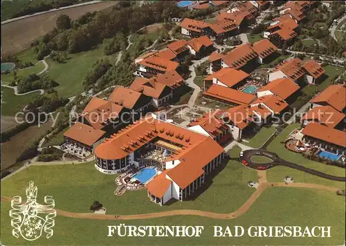 Griesbach Rottal Fliegeraufnahme Fuerstenhof Thermal Mineralbad Kat. Bad Griesbach i.Rottal