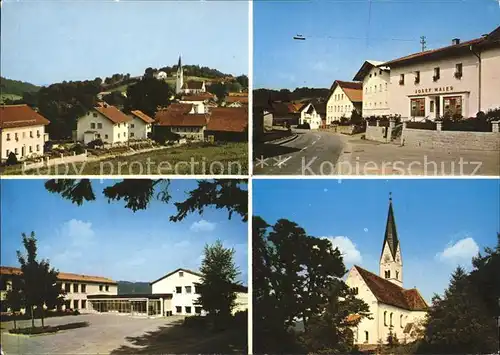 Kumreut Ortsansichten und Kirche Kat. Roehrnbach