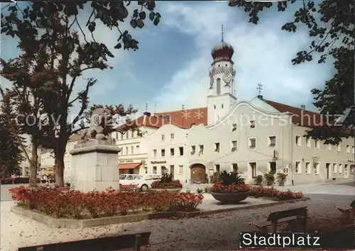 Griesbach Rottal Stadtplatz Kirche Kat. Bad Griesbach i.Rottal