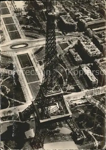 Eiffelturm La Tour Eiffel Fliegeraufnahme Paris  Kat. Paris