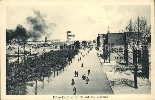 Duesseldorf Blick auf die Gesolei Kat. Duesseldorf