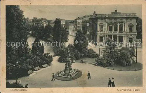 Duesseldorf Corneliusplatz Denkmal Kat. Duesseldorf