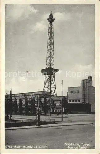Charlottenburg Broadcasting Tower / Berlin /Berlin Stadtkreis
