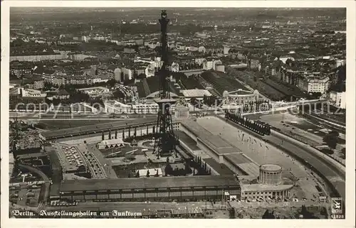 Berlin Funkturm mit Ausstellungshallen Kat. Berlin