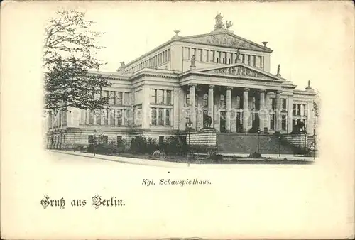 Berlin Kgl Schauspielhaus Kat. Berlin