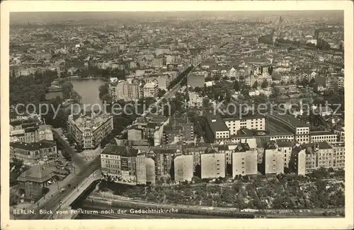 Berlin Blick vom Funkturm Kat. Berlin