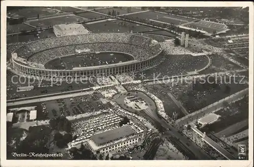 Berlin Reichsportfeld Fliegeraufnahme Kat. Berlin