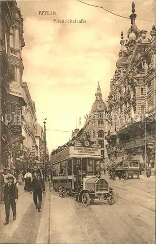 Berlin Friedrichstrasse Bus Kat. Berlin