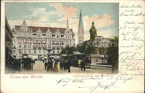 Berlin Alexanderplatz mit Berolina Kat. Berlin