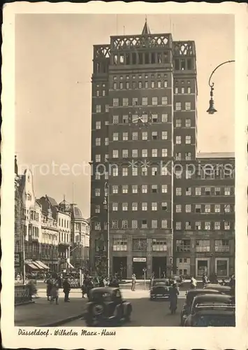 Duesseldorf Wilhelm Marx Haus Kat. Duesseldorf