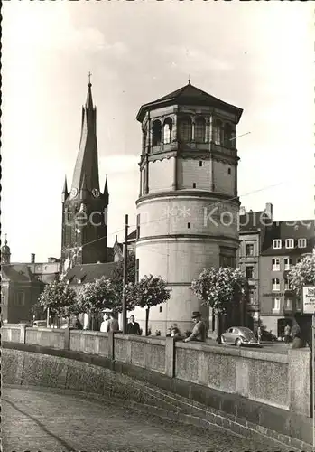 Duesseldorf Schlossturm und St Lamberti Kat. Duesseldorf