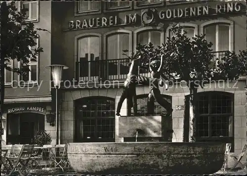 Duesseldorf Radschlaegerbrunnen Kat. Duesseldorf