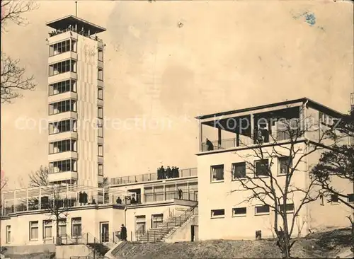 Berlin Mueggelturm mit Gaststaette Kat. Berlin