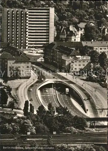 Berlin Halensee Schnellstrassen Einfahrt Kat. Berlin