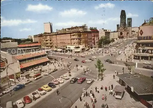 Berlin Kranzlerecke Kuerfuerstendamm Ecke Joachimstaler Strasse Kat. Berlin