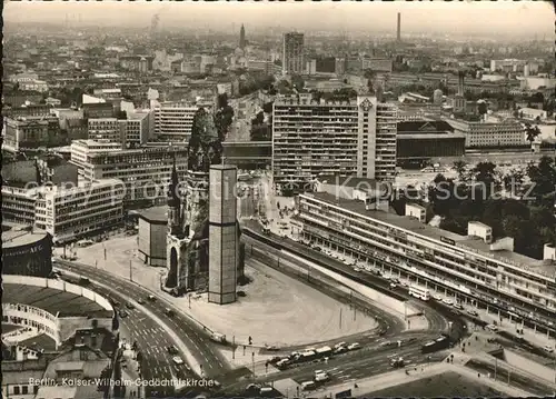 Berlin Stadtblick mit Kaiser Wilhelm Gedaechtniskirche Kat. Berlin