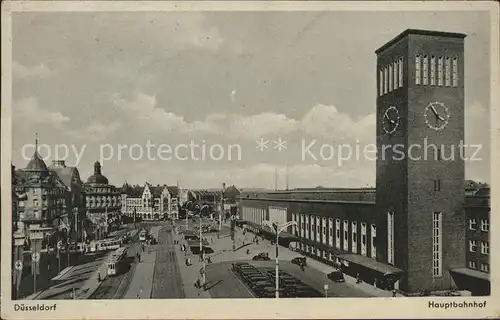 Duesseldorf Hauptbahnhof Kat. Duesseldorf