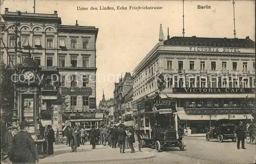 Berlin Unter den Linden Ecke Friedrichstr Kat. Berlin