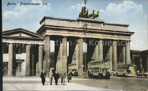 Berlin Brandenburger Tor Busse Kat. Berlin