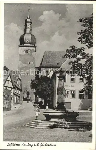 Arnsberg Westfalen Glockenturm Kat. Arnsberg
