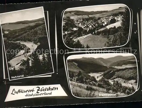 Zueschen Sauerland Fliegeraufnahme Nuhnetal Kat. Winterberg