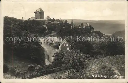 Burg Wupper Schloss Burg Kat. Solingen