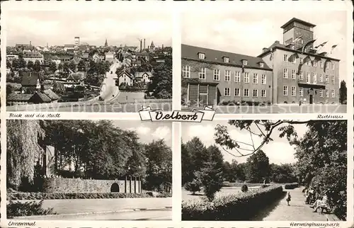 Velbert Rataus Herminghauspark Ehrenmal Kat. Velbert