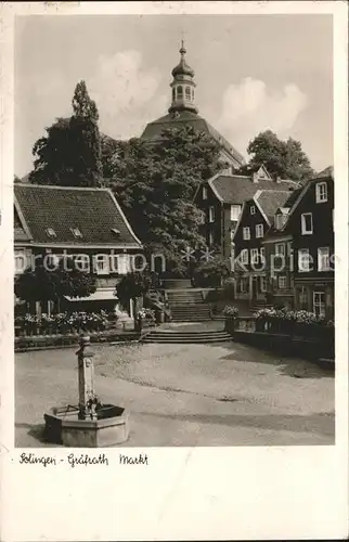 Solingen Graefrath Markt Kat. Solingen