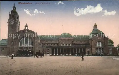 Wiesbaden Hauptbahnhof Kat. Wiesbaden