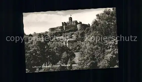 Koenigstein Taunus Burgruine Kat. Koenigstein im Taunus