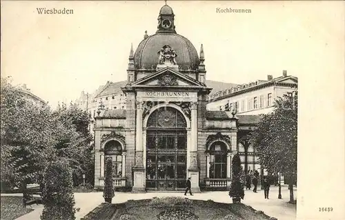 Wiesbaden Kochbrunnen  Kat. Wiesbaden