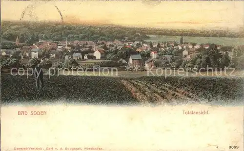 hf09037 Bad Soden Taunus Total Kategorie. Bad Soden am Taunus Alte Ansichtskarten