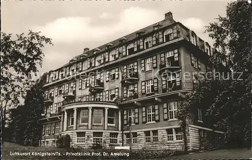 Koenigstein Taunus Privatklinik Prof. Dr. Amelung Kat. Koenigstein im Taunus