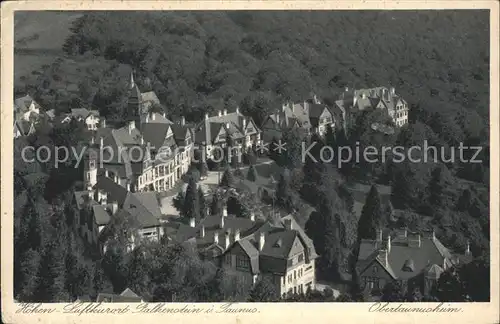 Falkenstein Taunus Obertaunusheim Fliegeraufnahme Kat. Koenigstein im Taunus