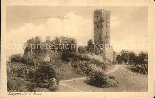 Koenigstein Taunus Ruine Kat. Koenigstein im Taunus