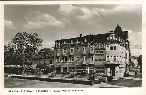 Koenigstein Taunus Parkhotel Bender Kat. Koenigstein im Taunus