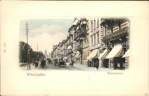 Wiesbaden Rheinstrasse Kat. Wiesbaden