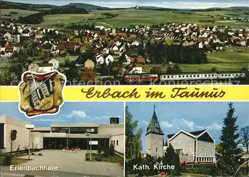 Erbach Taunus Wappen Erlenbachhalle Kath. Kirche Kat. Bad Camberg