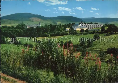 hf09315 Bad Berleburg Schloss Wittgenstein Naturheilklinik Odeborn Kategorie. Bad Berleburg Alte Ansichtskarten