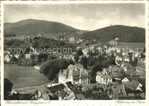 Koenigstein Taunus Ruine Kat. Koenigstein im Taunus