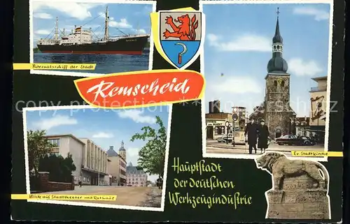 Remscheid Wappen ev. Stadtkirche Kat. Remscheid