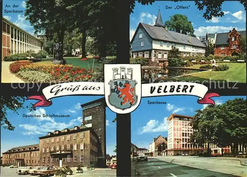 Velbert Wappen Deutsches Schlossmuseum Sparkasse Kat. Velbert