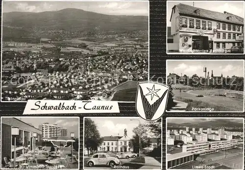 Schwalbach Taunus Parkanlage Limes Stadt Wappen Kat. Schwalbach am Taunus