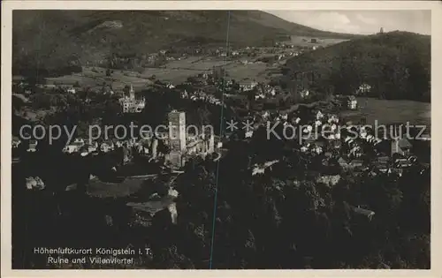 Koenigstein Taunus Ruine Villenviertel Kat. Koenigstein im Taunus