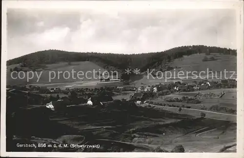 Gersbach Schopfheim Panorama Kat. Schopfheim