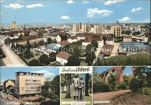 Velbert Panorama Friedrichstrasse Sautalbruecke  Kat. Velbert