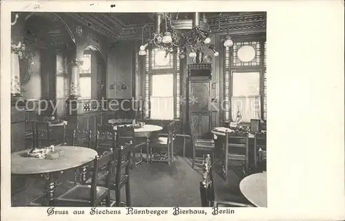 Berlin Siechens Nuernberger Bierhaus Kat. Berlin