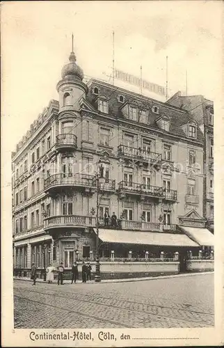 Koeln Rhein Continentalhotel Kat. Koeln